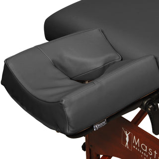 Master Massage Luxury Ergonomic pillow cushion black